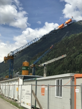 Nuovo Stadio Multifunzionale della Valascia, Ambrì, Switzerland - OVERSKY SA - GRU A TORRE